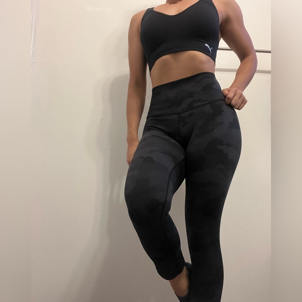 lululemon athletica Black Camouflage Leggings